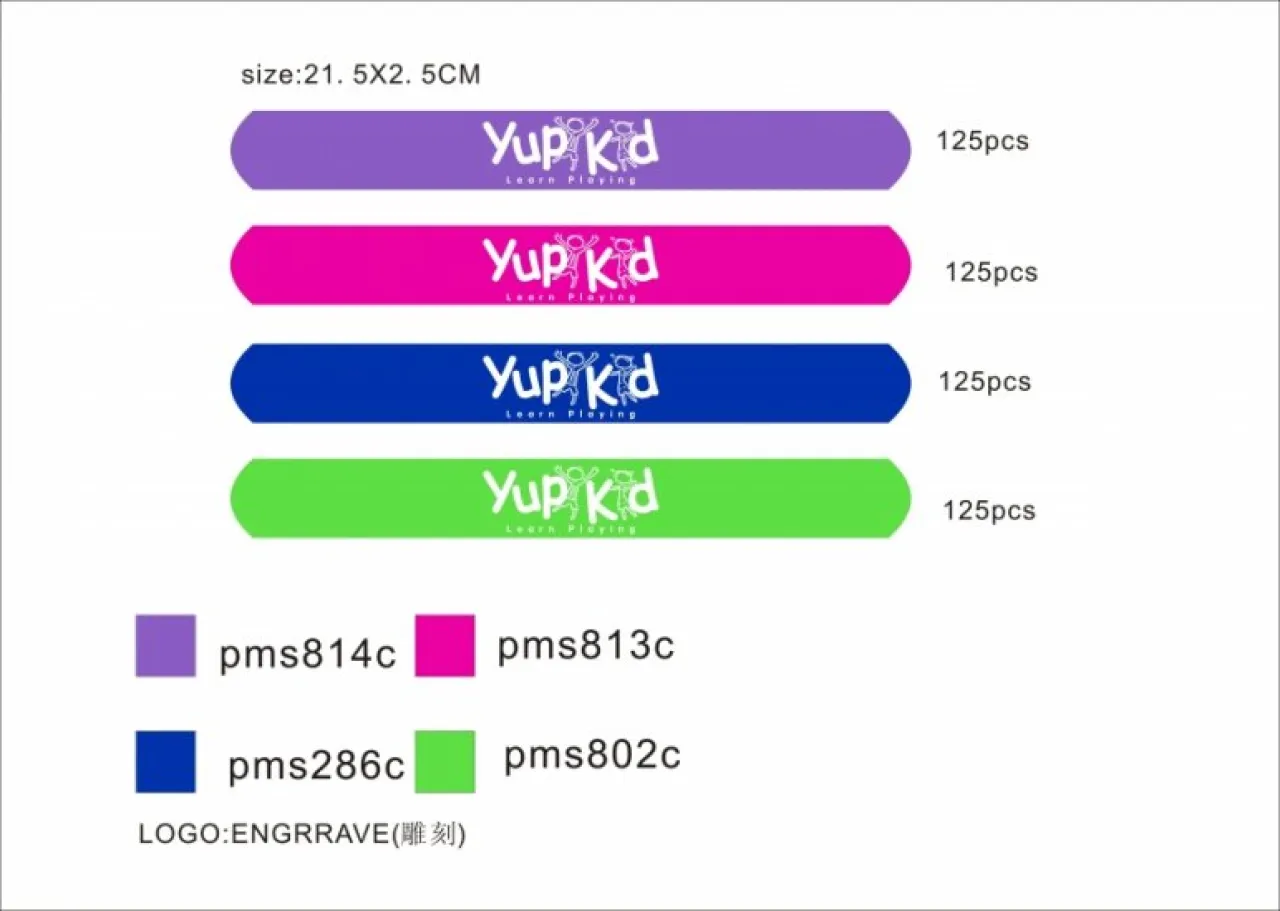 Order for the production of Slap bracelet Order for the production of Slap bracelet