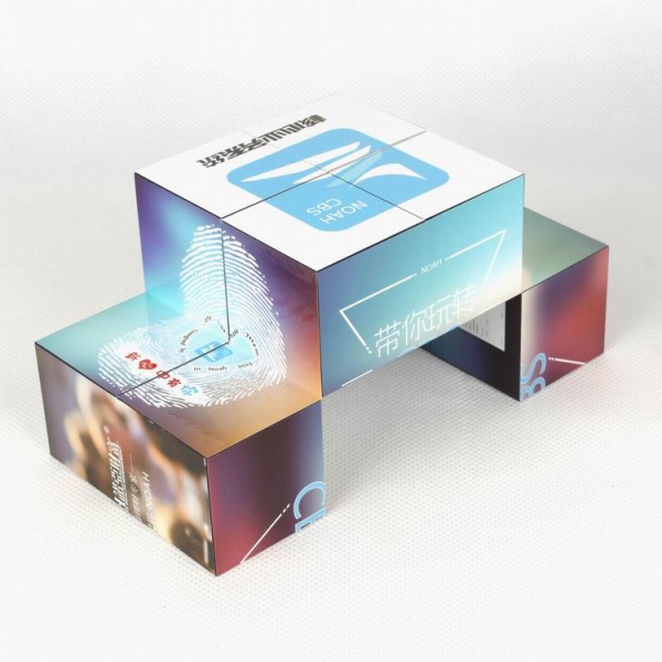 Foldable magic cube the promotional custom folder magic cube