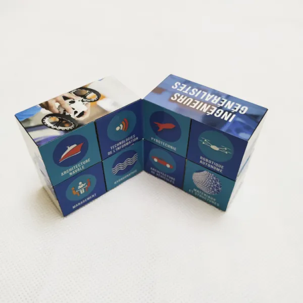 Foldable magic cube the promotional custom folder magic cube