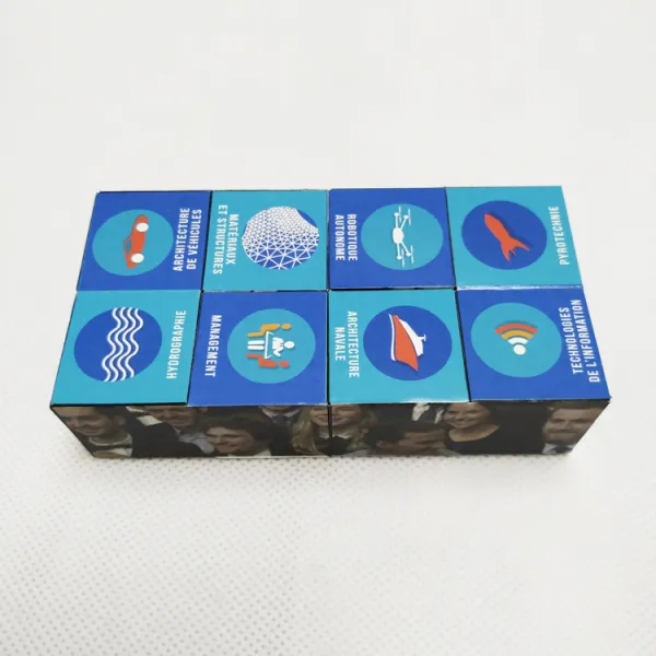 Foldable magic cube the promotional custom folder magic cube